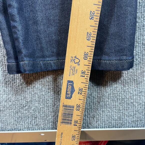 QORtec Performance Denim Jean Men's 32X32 Actual (33X31) Blue Stretch Zip Pocket - Picture 11 of 12